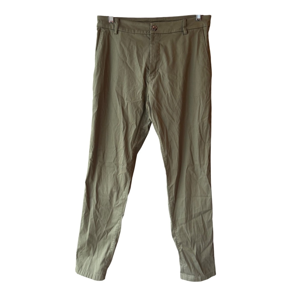 Birddogs Boom Pants 32x32 Olive Green Chino Built In Liner Stretch Mens